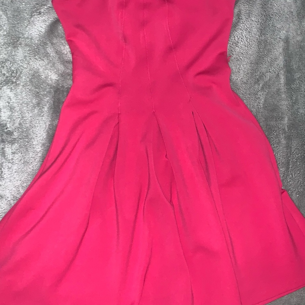Worthington Multicolored Strapless Fit and Flare Dress
